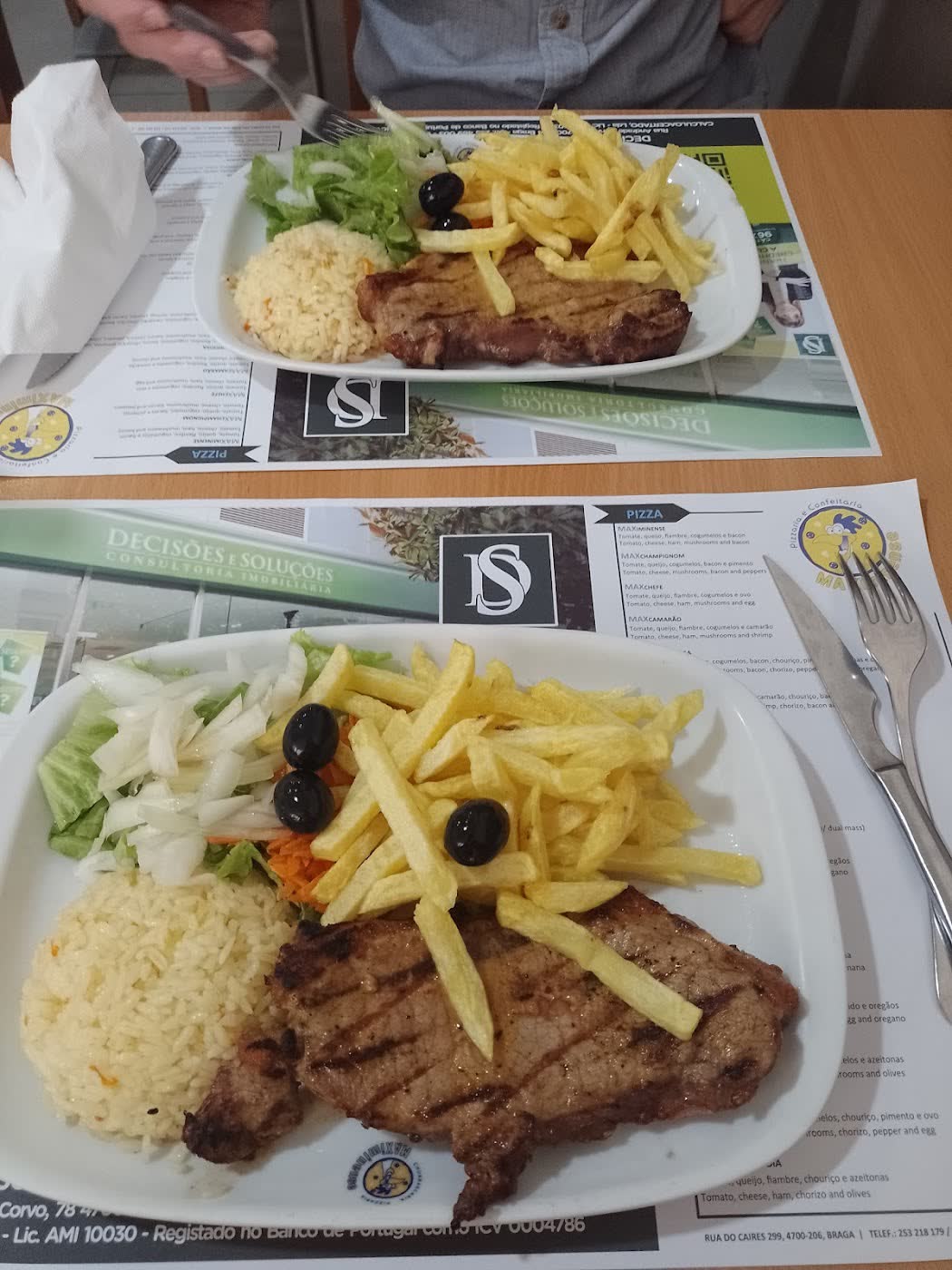 Snacks & almoço